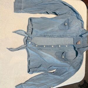 Chico's Blue Denim Shirt